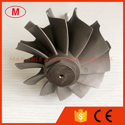 China GT45R GTX45R GT4508R GTX4508R 80.2/87mm 12 Blades Ball Bearing Turbo Turbine Shaft Wheel /turbine wheel supplier