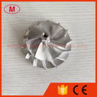 PTE55 55.00/76.20mm A22255-102.Rev 0 00411 7+7 blades point milling turbocharger aluminum 2618/billet compressor wheel