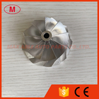 reverse 54.28/67.40mm 9+0 Blades point milling turbo aluminum 2618/billet compressor wheel bore:6.35mm