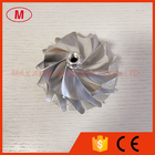 S400 76.00/107.00mm 7+7 blades turbo milling/Aluminum 2618/billet compressor wheel