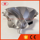 S400 76.00/107.00mm 7+7 blades turbo milling/Aluminum 2618/billet compressor wheel