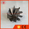 B03 49/55mm 9 blades reverse turbine shaft wheel/turbine wheel supplier