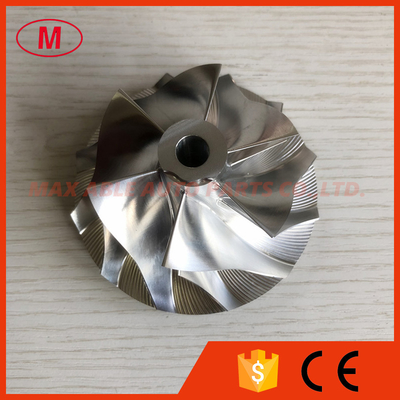 China RHG8V 62.39/87.00mm 6+6 blades Turbo Billet/milling/Aluminum 2618 compressor wheel supplier