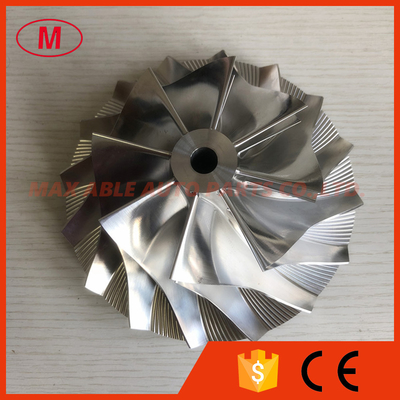 China HX82 4048020 UPGRADE 97.50/152.04mm 8+8 blades Turbo Billet/milling/aluminum 2618 compressor wheel supplier