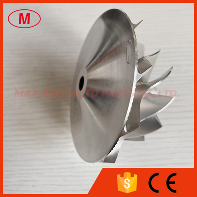 S400 171692 71.06/101.44mm 11+0 blades Turbo milling/aluminum 2618/billet compressor wheel for S372 : 171701(S400SX4-71)