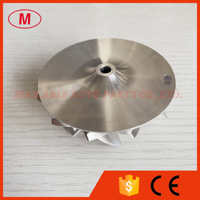 S100-EFR 59.84/76.00mm 1167-123-2000 upgrade 6+6 blades performance milling/Aluminum 2618/billet compressor wheel