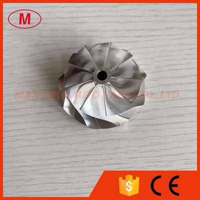 G25-550 48.35/60.00mm 9+0 Blades turbo aluminum 2618/Milling/billet compressor wheel for 871389-5004S/871389-5005S