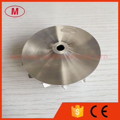 T2 445436-0011 42.56/60.13mm 7+7blades turbo milling/aluminum 2618/billet compressor wheel for 454154-0001 Coupe