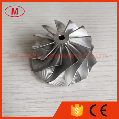 GT15-25 reverse 49.62/61.00mm 11+0 blades high performance Turbo milling/aluminum 2618/billet compressor wheel