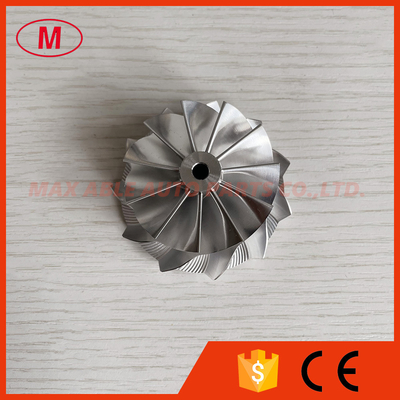 GT15-25 reverse 49.62/61.00mm 11+0 blades high performance Turbo milling/aluminum 2618/billet compressor wheel