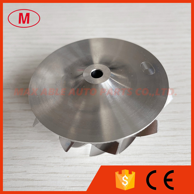 GT15-25 reverse 49.62/61.00mm 11+0 blades high performance Turbo milling/aluminum 2618/billet compressor wheel