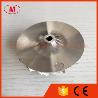 RHF5 48.75/67.50mm 7+7 blades point milling turbo turbocharger aluminum 2618/milling/billet compressor wheel