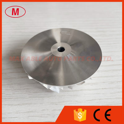 TD04 6+6 blades 43.35/56.00mm 49189-49000 point milling milling/aluminum 2618/billet compressor wheel for 49389-02211