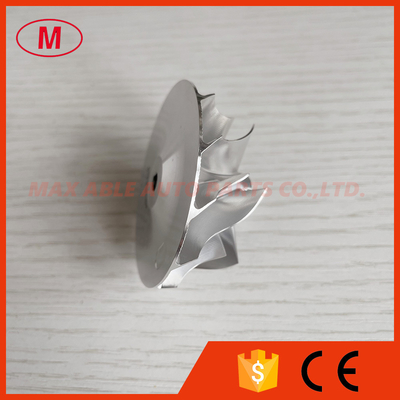TD04 6+6 blades 43.35/56.00mm 49189-49000 point milling milling/aluminum 2618/billet compressor wheel for 49389-02211