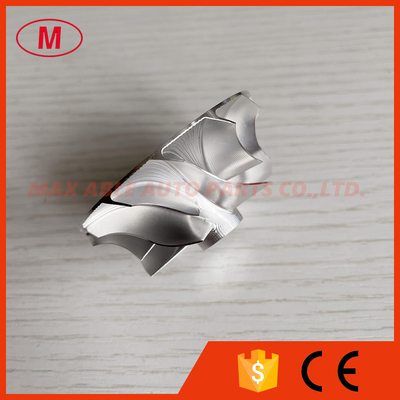 TD04 6+6 blades 43.35/56.00mm 49189-49000 point milling milling/aluminum 2618/billet compressor wheel for 49389-02211