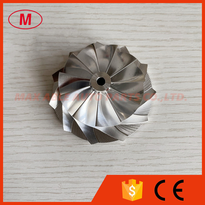 TD04HL 53.50/70.00mm 11+0 blades high performance Turbocharger milling/aluminum 2618/billet compressor wheel