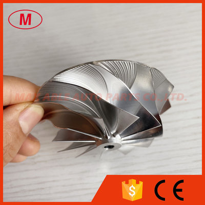 TD04HL 53.50/70.00mm 11+0 blades high performance Turbocharger milling/aluminum 2618/billet compressor wheel