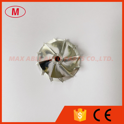 K04 39.86/50.96mm 5304-123-2024/5304-123-2021 6+6 blades turbo milling/aluminum 2618/billet compressor wheel