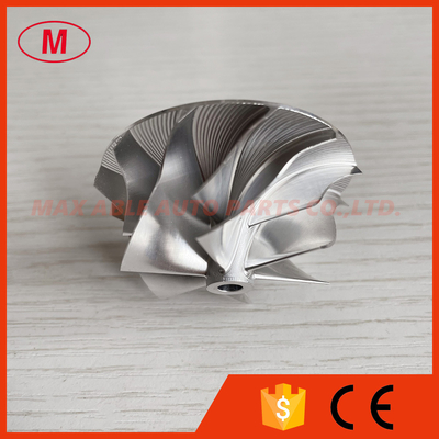 K04 reverse 40.64/50.80mm 6+6 blades Turbo milling/aluminum 2618/billet compressor wheel for 5303-970-0048 reverse