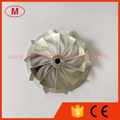 K04 48.00/61.98mm 10+0 blades high performance turbocharger milling/aluminum 2618/billet compressor wheel