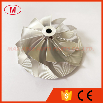 K04 48.00/61.98mm 10+0 blades high performance turbocharger milling/aluminum 2618/billet compressor wheel