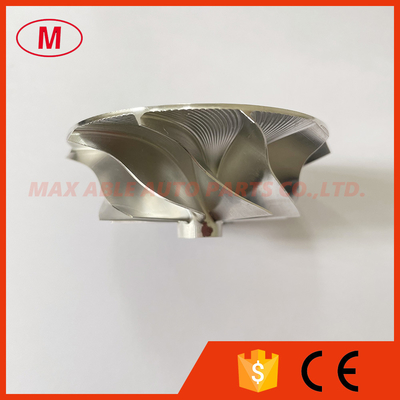 K04 48.00/61.98mm 10+0 blades high performance turbocharger milling/aluminum 2618/billet compressor wheel