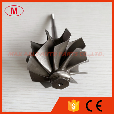 GT3582R reverse 62.35X68mm 10 blades ball bearing turbo turbine wheel shaft / turbine shaft&wheel