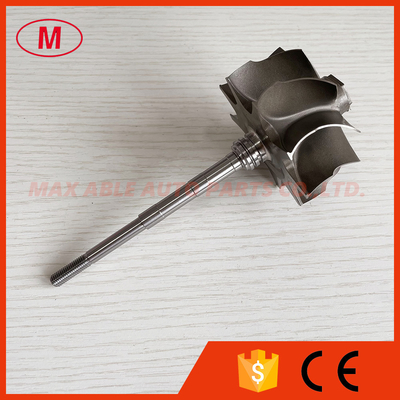 GT3582R reverse 62.35X68mm 9 blades ball bearing turbo turbine wheel shaft / turbine shaft&wheel