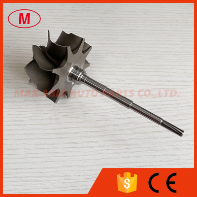 GT3582R reverse 62.35X68mm 9 blades ball bearing turbo turbine wheel shaft / turbine shaft&wheel