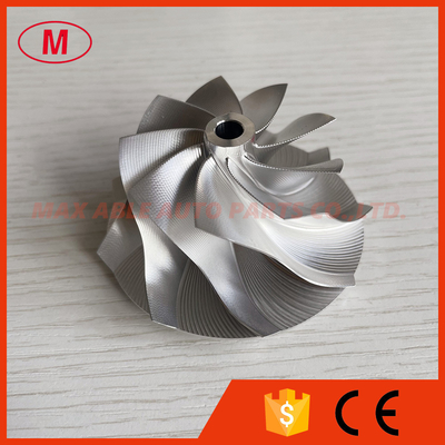 RHF5HB 50.39/68.01mm 9+0 blades point milling Turbocharger milling/aluminum 2618/billet compressor wheel