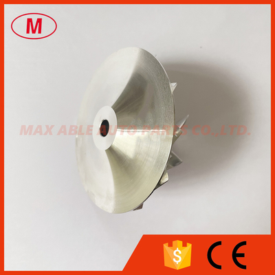 HX30 3599693 40.10/67.97mm 6+6 blades milling/aluminum 2618/billet compressor wheel for 3802908/3592110/3592111/3592112