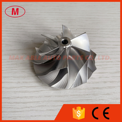 B03G reverse 6+6 blades 48.30/64.00mm High performance Turbo milling/aluminum 2618/billet compressor wheel