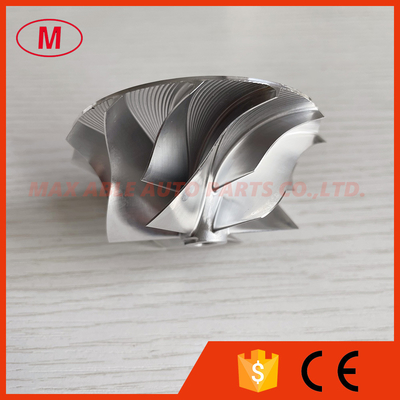 B03G reverse 6+6 blades 48.30/64.00mm High performance Turbo milling/aluminum 2618/billet compressor wheel