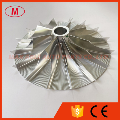 supercharger 85.67/157.50mm 8+8 blades milling/aluminum 2618/billet compressor wheel for PISC ​