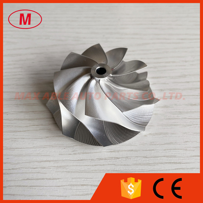 TD04 forward 49.00/59.00mm 9+0 blades high performance point milling milling/aluminum 2618/billet compressor wheel