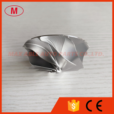 TD04 forward 49.00/59.00mm 9+0 blades high performance point milling milling/aluminum 2618/billet compressor wheel