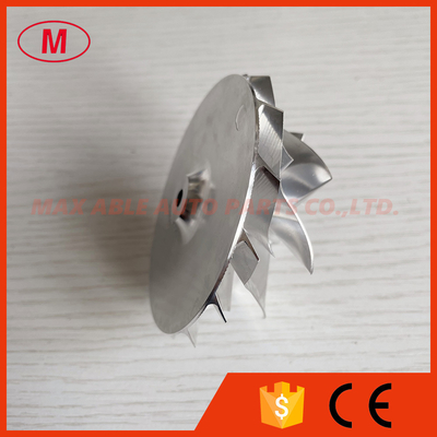 REVERSE 59.00/76.00mm 7+7 blades high performance turbo milling/aluminum 2618/billet compressor wheel