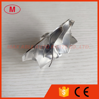 REVERSE 59.00/76.00mm 7+7 blades high performance turbo milling/aluminum 2618/billet compressor wheel