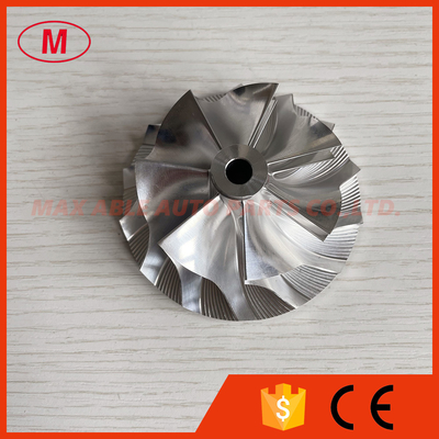 60.00/80.00mm forward 7+7 Blades turbo aluminum 2618/milling/Billet compressor wheel