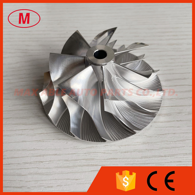 60.00/80.00mm forward 7+7 Blades turbo aluminum 2618/milling/Billet compressor wheel