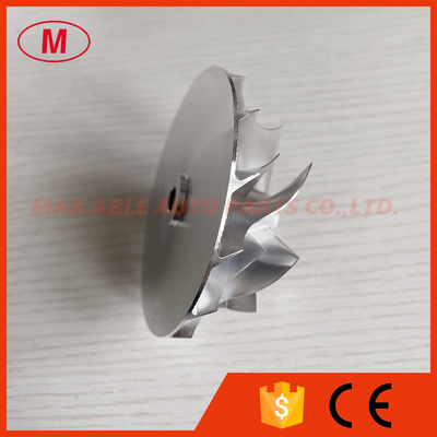 60.00/80.00mm forward 7+7 Blades turbo aluminum 2618/milling/Billet compressor wheel