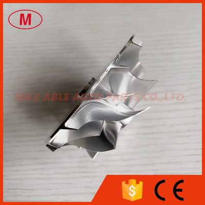 60.00/80.00mm forward 7+7 Blades turbo aluminum 2618/milling/Billet compressor wheel