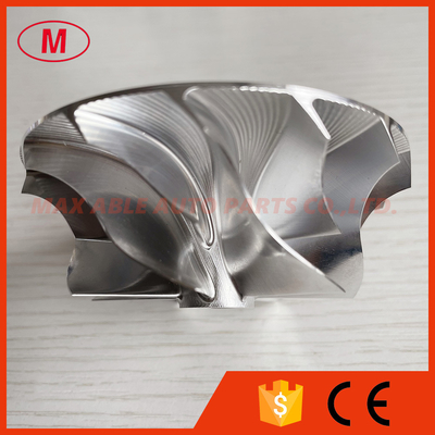 60.00/80.00mm forward 7+7 Blades turbo aluminum 2618/milling/Billet compressor wheel