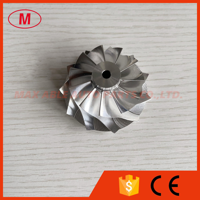 TD04H 19T 46.02/58.00mm 11+0 blades thick nose Turbocharger milling/aluminum 2618/billet compressor wheel