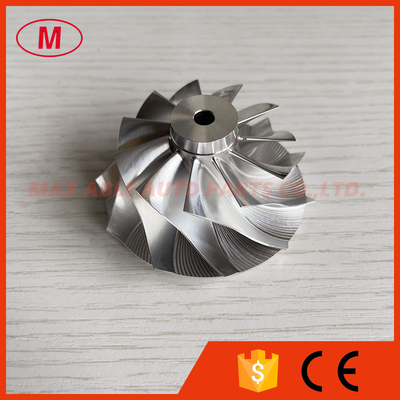 TD04H 19T 46.02/58.00mm 11+0 blades thick nose Turbocharger milling/aluminum 2618/billet compressor wheel