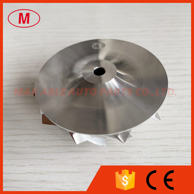 TD04H 19T 46.02/58.00mm 11+0 blades thick nose Turbocharger milling/aluminum 2618/billet compressor wheel