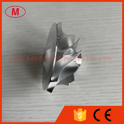 TD04H 19T 46.02/58.00mm 11+0 blades thick nose Turbocharger milling/aluminum 2618/billet compressor wheel