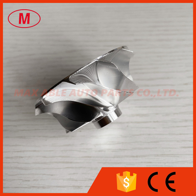 TD04H 19T 46.02/58.00mm 11+0 blades thick nose Turbocharger milling/aluminum 2618/billet compressor wheel