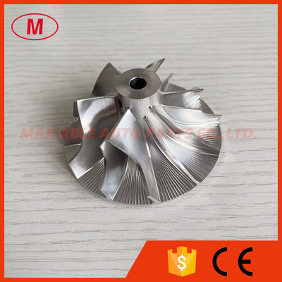 T04B 48.35/70.01mm 6+6 blades Turbo Aluminum 2618 /milling/billet compressor wheel