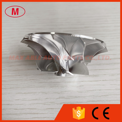 T04B 48.35/70.01mm 6+6 blades Turbo Aluminum 2618 /milling/billet compressor wheel